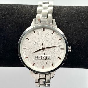 Silver Nine West Men's Watch